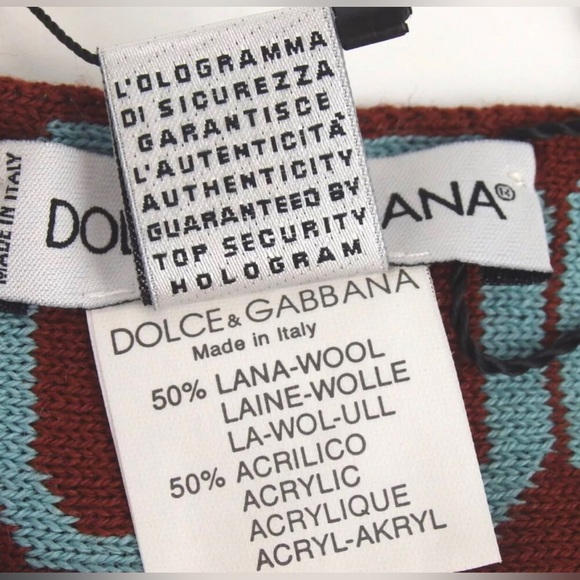 NWT Dolce & Gabbana Logomania Wool Blend Scarf 😍💙🔥 - Picture 8 of 17